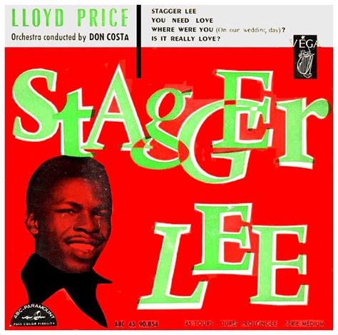 Stagger lee threw a seven, Billy swore that he threw eight. "Stagger Lee," said Billy, "I can't let you go with that. "You have won all my money, "And my brand-new Stetson hat." Stagger Lee went home And he got his. 44. He said, "I'm goin' to the ballroom "Just to pay that debt I owe." [Bridge:] Go, Stagger Lee Stagger Lee went to the ballroom